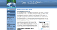 Desktop Screenshot of nuvationhealthservices.com